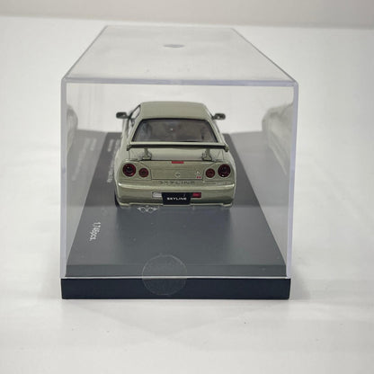 京商 1/43 スカイライン GT-R R34 VスペックII 後期型 ニュル (ミレニアムジェイド)【尾張小牧店】