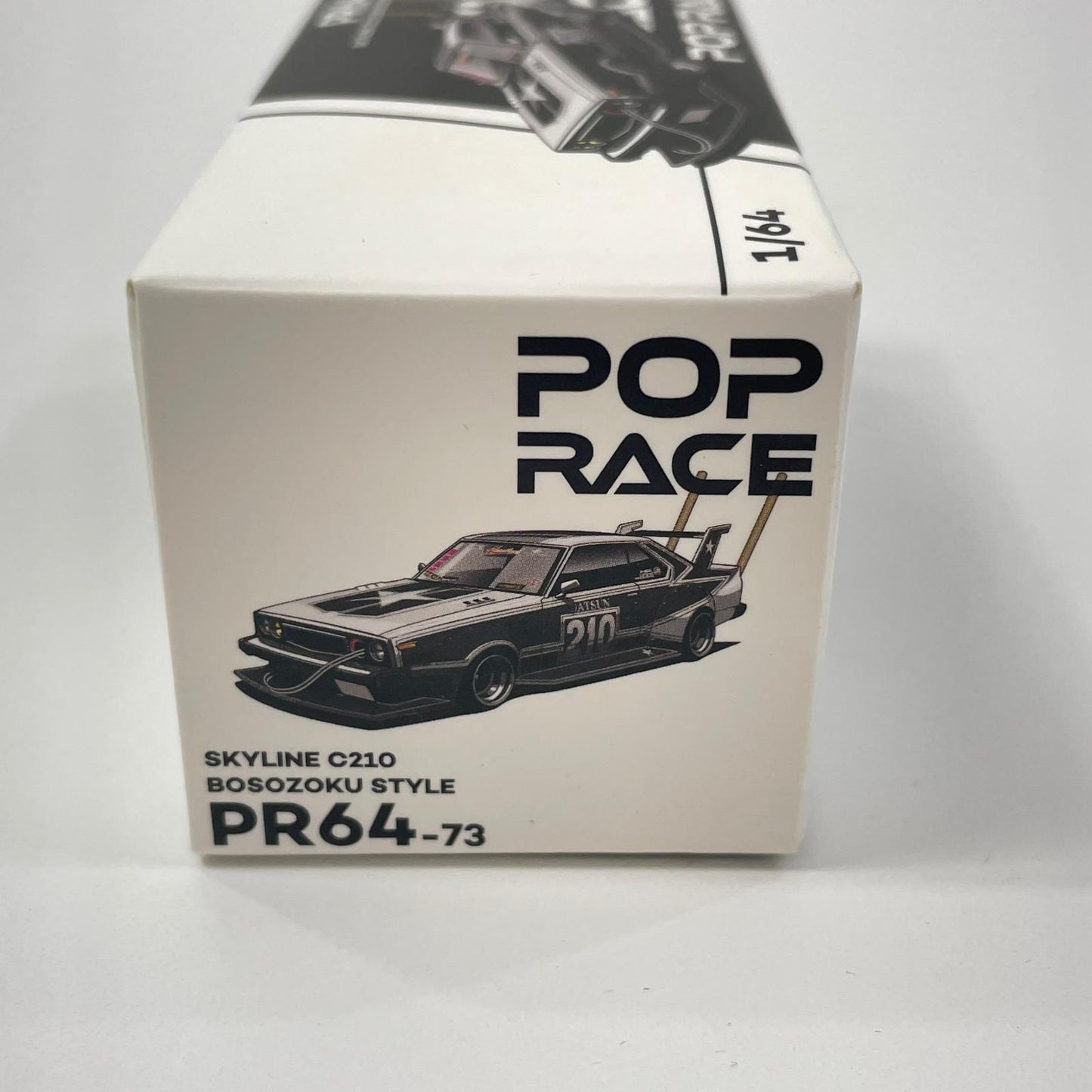 POP RACE 1/64 SKYLINE C210 BOSOZOKU STYLE MATT BLACK【尾張小牧店】