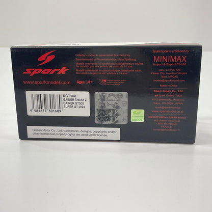 Spark 1/43 GAINER TANAX Z No.11 GAINER GT300 SUPER GT 2024【尾張小牧店】