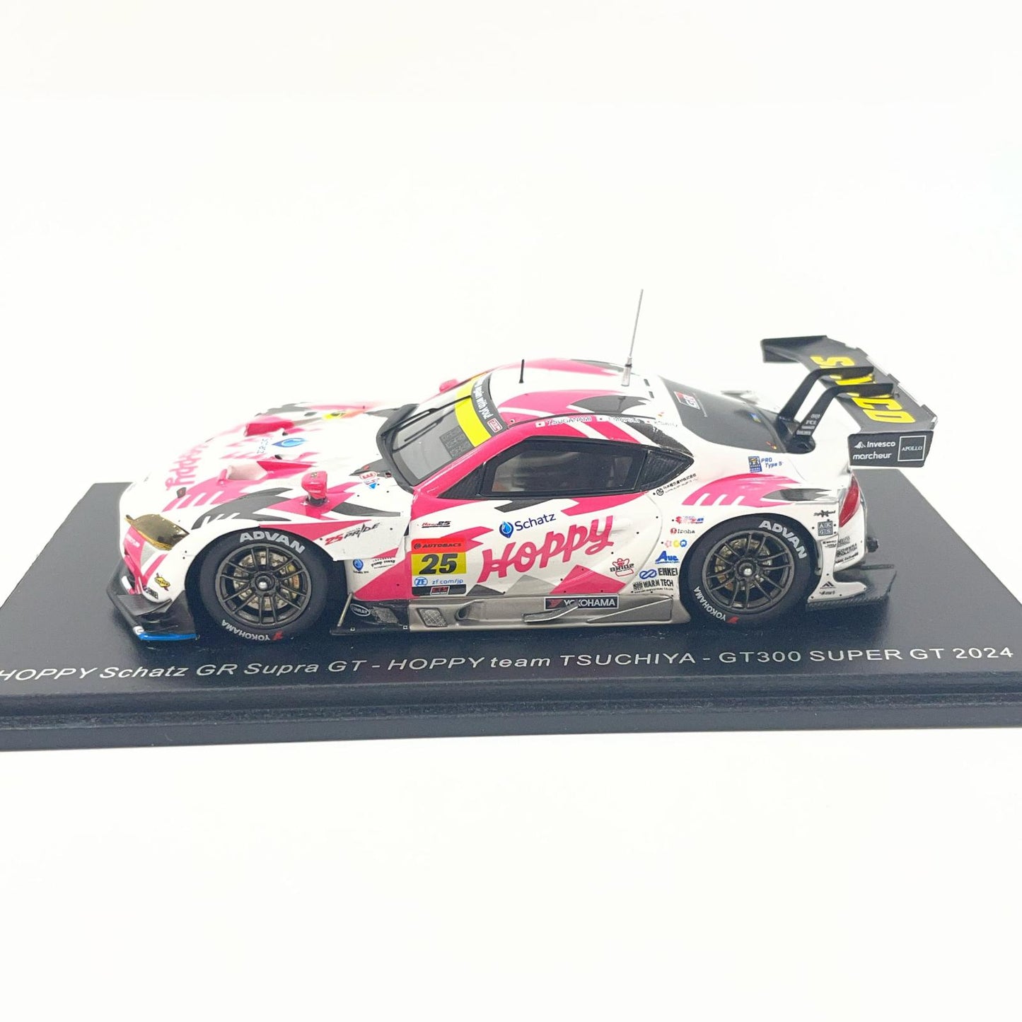 Spark 1/43 HOPPY Schatz GR Supra GT No.25 HOPPY team TSUCHIYA GT300 SUPER GT 2024【尾張小牧店】