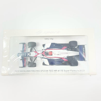 Spark SFJ022 1/43 TCS NAKAJIMA SF23 No.65 TCS NAKAJIMA RACING M-TEC HR-417E Super Formula 2023 Ren Sato 【尾張小牧店】