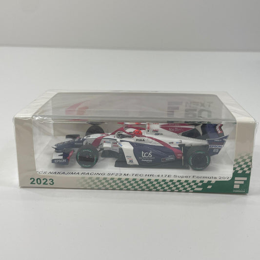 Spark SFJ022 1/43 TCS NAKAJIMA SF23 No.65 TCS NAKAJIMA RACING M-TEC HR-417E Super Formula 2023 Ren Sato 【尾張小牧店】