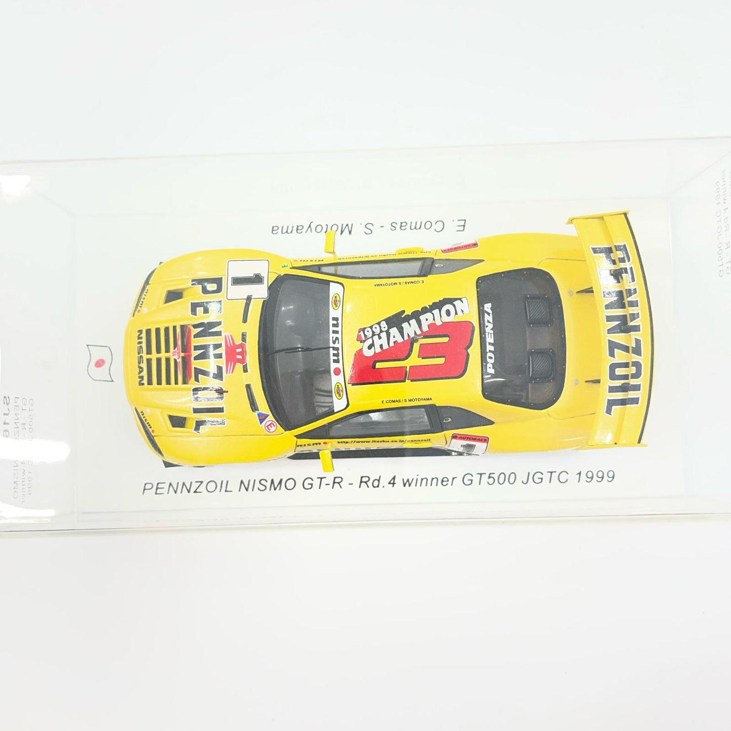 Spark 1/43 PENNZOIL NISMO Nissan Skyline GT-R (R34) No.1 - GT500 JGTC 1999 E.Comas - S.Motoyama【尾張小牧店】