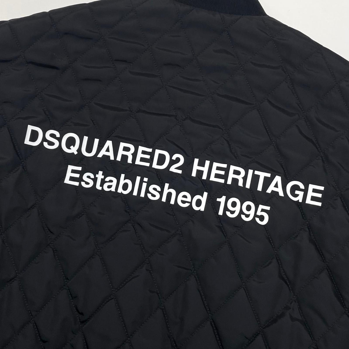 【中古】DSQUARED2 | ディースクエアード キルティングジャケット S74AM1626 ブラック サイズ：44【尾張小牧店】