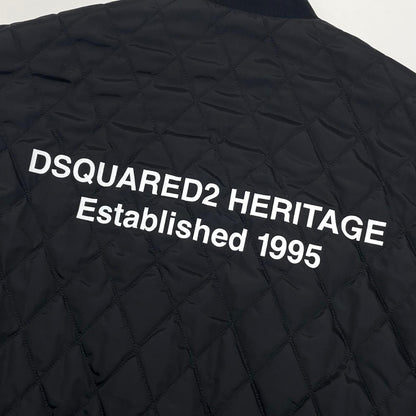 【中古】DSQUARED2 | ディースクエアード キルティングジャケット S74AM1626 ブラック サイズ：44【尾張小牧店】