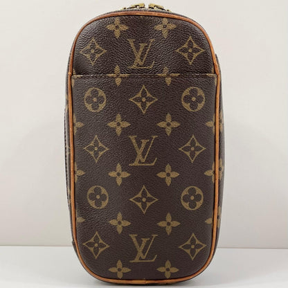 【中古】LOUIS VUITTON | ルイ・ヴィトン ポシェットガンジュ モノグラム ボディバッグ M51870 ブラウン【尾張小牧店】