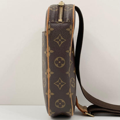 【中古】LOUIS VUITTON | ルイ・ヴィトン ポシェットガンジュ モノグラム ボディバッグ M51870 ブラウン【尾張小牧店】