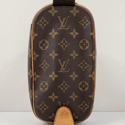 【中古】LOUIS VUITTON | ルイ・ヴィトン ポシェットガンジュ モノグラム ボディバッグ M51870 ブラウン【尾張小牧店】