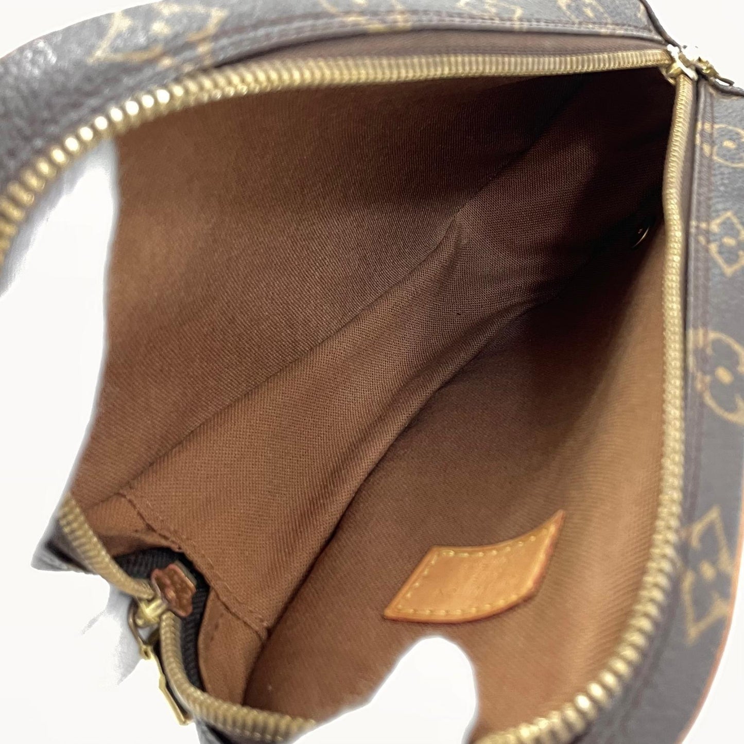 【中古】LOUIS VUITTON | ルイ・ヴィトン ポシェットガンジュ モノグラム ボディバッグ M51870 ブラウン【尾張小牧店】