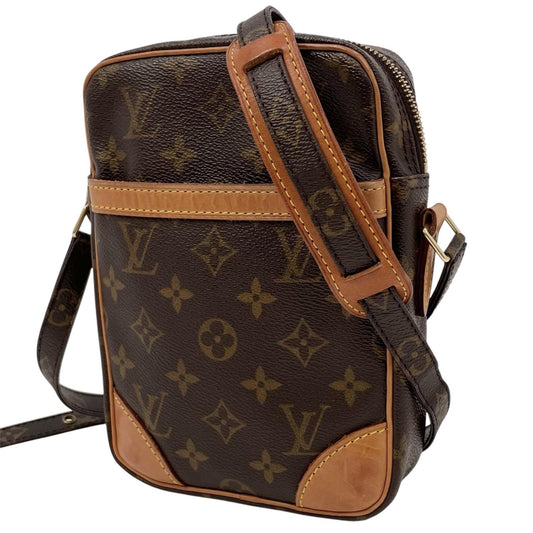 【中古】LOUIS VUITTON | ルイ・ヴィトン ダヌーブ モノグラム ショルダーバッグ M45266 ブラウン【尾張小牧店】