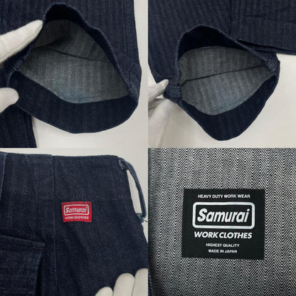 【中古】SAMURAI JEANS | サムライジーンズ P-44　モンキーパンツ ネイビー サイズ：38【尾張小牧店】