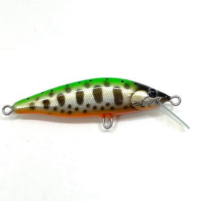 【フィッシング/釣り/釣具/ルアー】 YANO MINNOW WORKS | ヤノミノーワークス フィロソファー II 50S チャートグリーンドック ヤマメ ダークブラックパーOB【尾張小牧店】