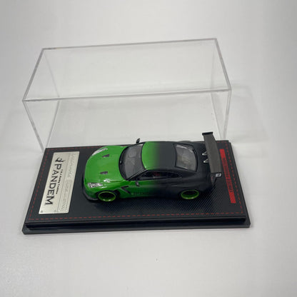 ignition model 1/64 PANDEM R35 GT-R Green/Black【IG2766】【尾張小牧店】