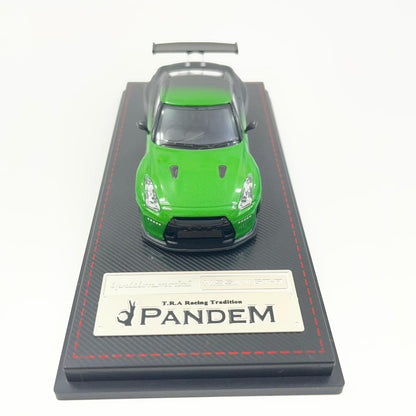 ignition model 1/64 PANDEM R35 GT-R Green/Black【IG2766】【尾張小牧店】