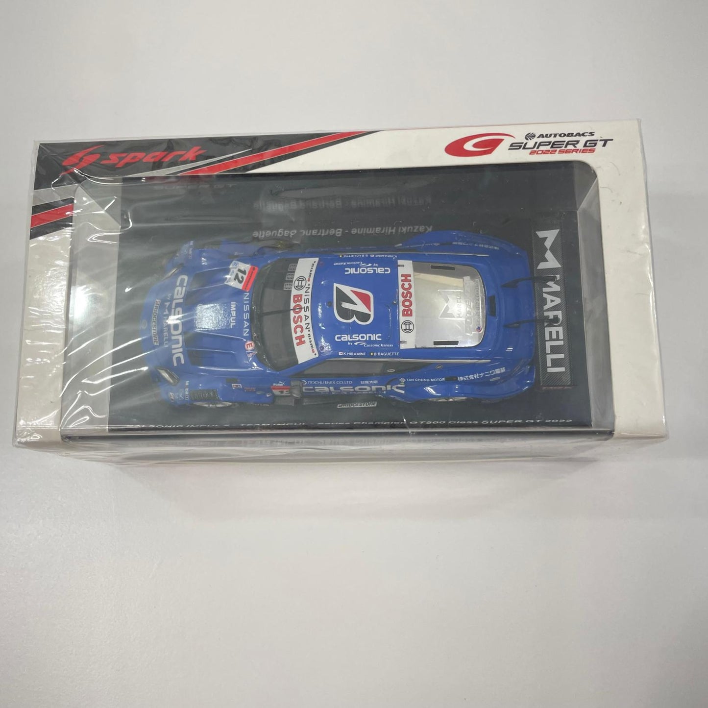 Spark 1/43 CALSONIC IMPUL Z No.12 TEAM IMPUL Series Champion GT500 Class SUPER GT 2022 Kazuki Hiramine／Bertrand Baguette【尾張小牧店】