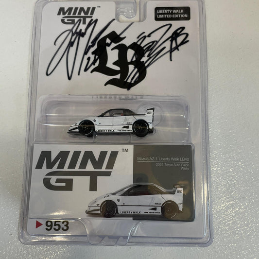 MINI GT 1/64 Mazda AZ-1 Liberty Walk LB40 White 2024 東京オートサロン 2024 ホワイト【尾張小牧店】