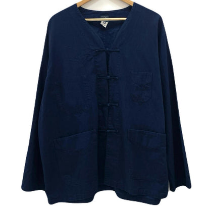 【中古】POST O'ALLS | ポストオーバーオールズ チャイナジャケット カバーオール ネイビー サイズ：XL【尾張小牧店】