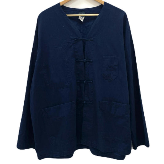【中古】POST O'ALLS | ポストオーバーオールズ チャイナジャケット カバーオール ネイビー サイズ：XL【尾張小牧店】