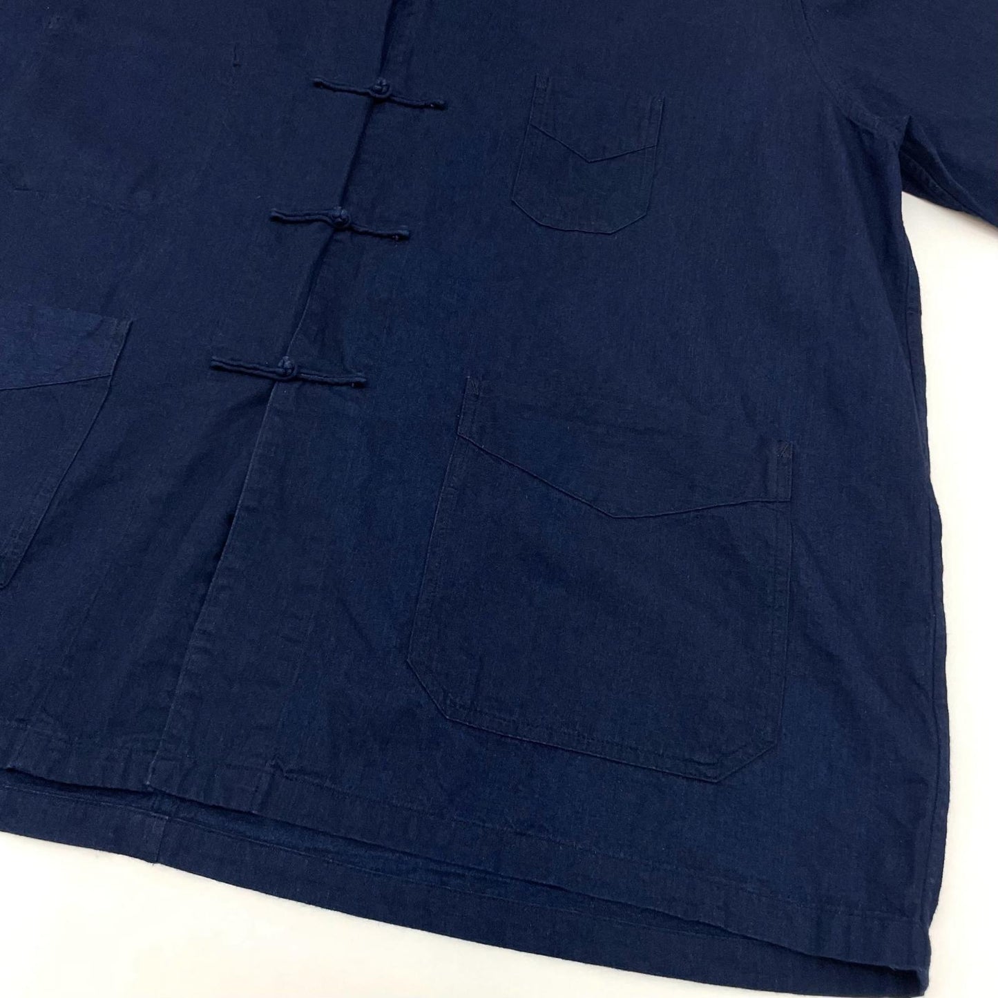 【中古】POST O'ALLS | ポストオーバーオールズ チャイナジャケット カバーオール ネイビー サイズ：XL【尾張小牧店】