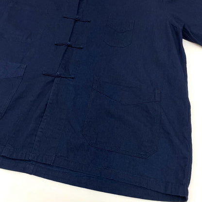 【中古】POST O'ALLS | ポストオーバーオールズ チャイナジャケット カバーオール ネイビー サイズ：XL【尾張小牧店】