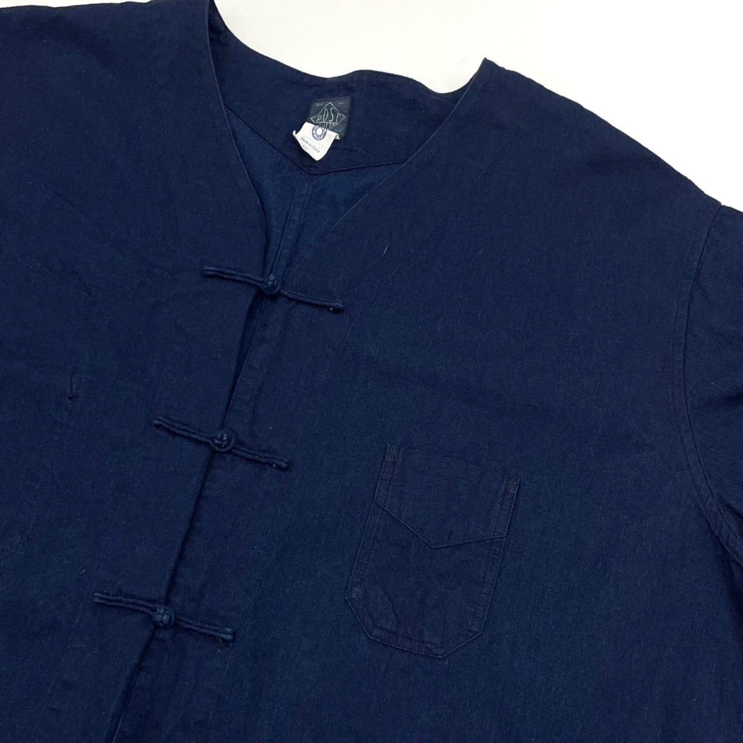 【中古】POST O'ALLS | ポストオーバーオールズ チャイナジャケット カバーオール ネイビー サイズ：XL【尾張小牧店】