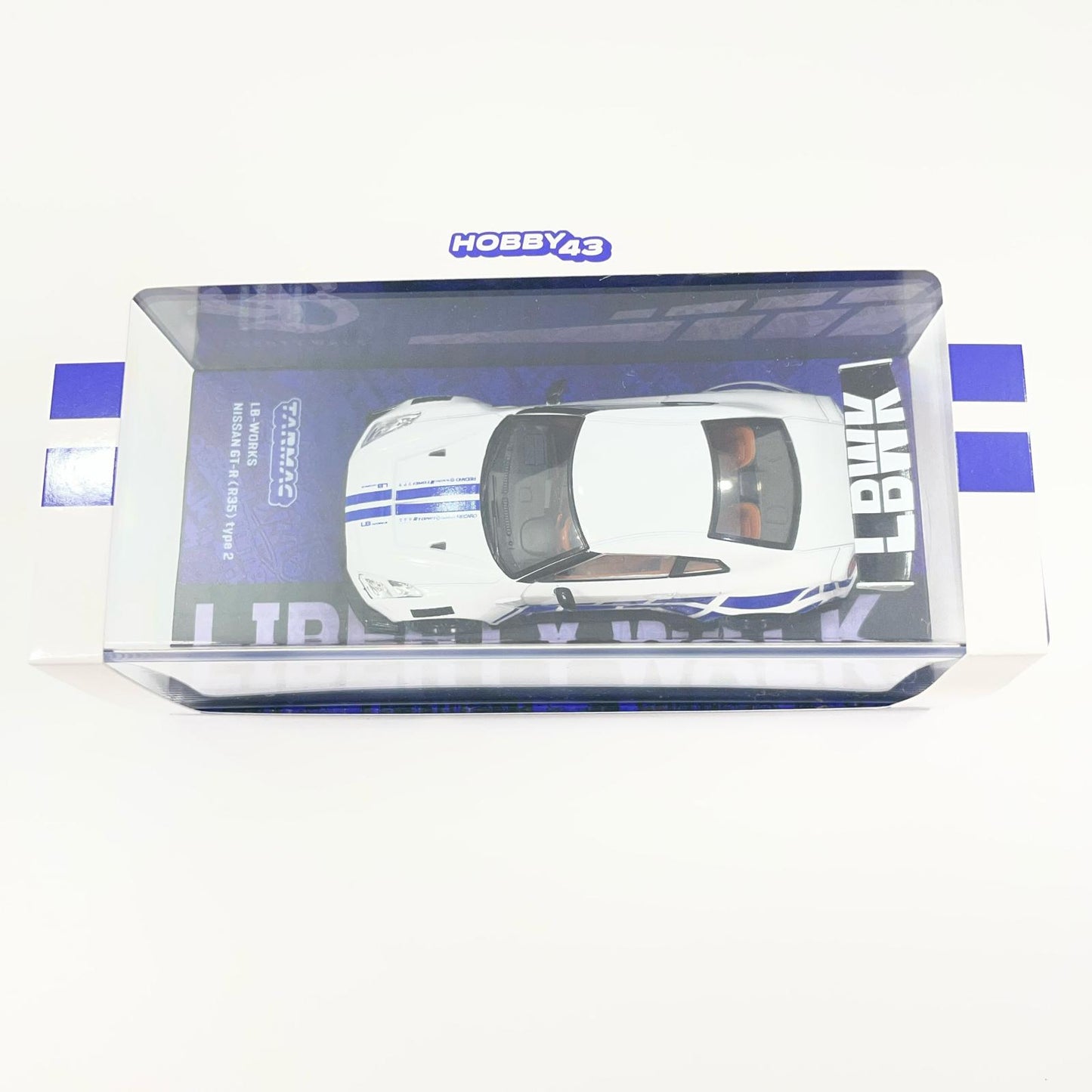 Tarmac Works 1/43 LB-WORKS NISSAN GT-R R35 type 2 White【尾張小牧店】