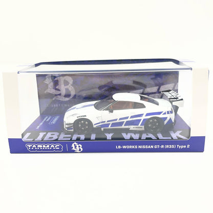 Tarmac Works 1/43 LB-WORKS NISSAN GT-R R35 type 2 White【尾張小牧店】