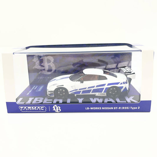 Tarmac Works 1/43 LB-WORKS NISSAN GT-R R35 type 2 White【尾張小牧店】
