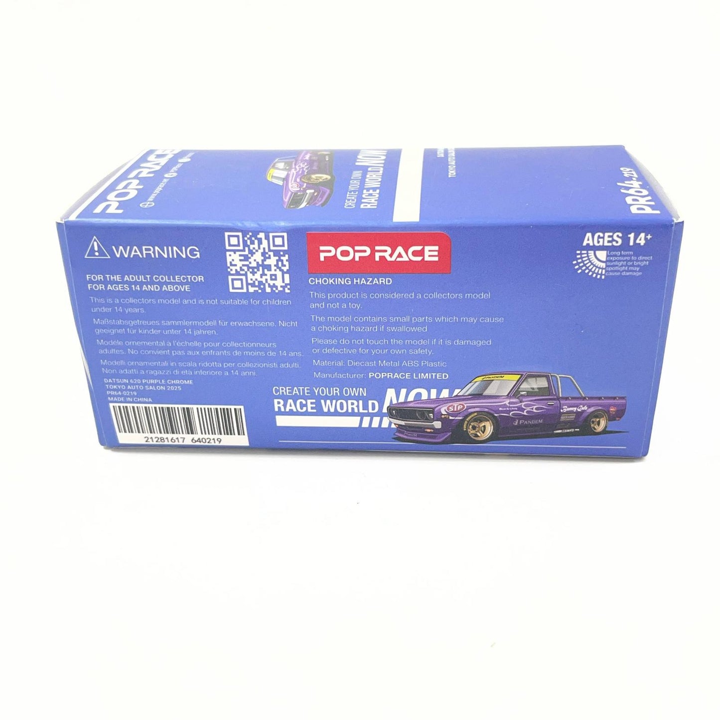 POP RACE DATSUN 620 TOKYO AUTO SALON 2025 POP RACE PR64-219【尾張小牧店】