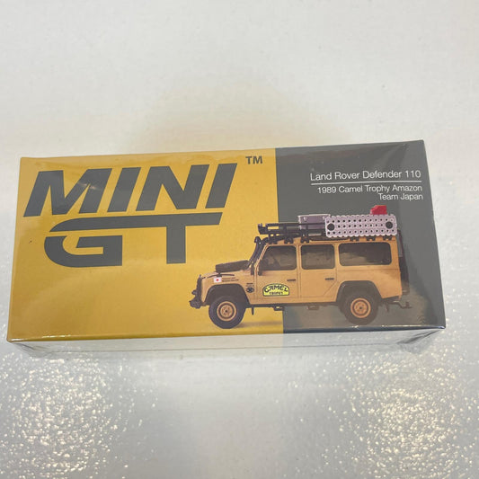MINI GT Land Rover Defender 110 Camel Trophy Amazon 1989 Team Japan【尾張小牧店】