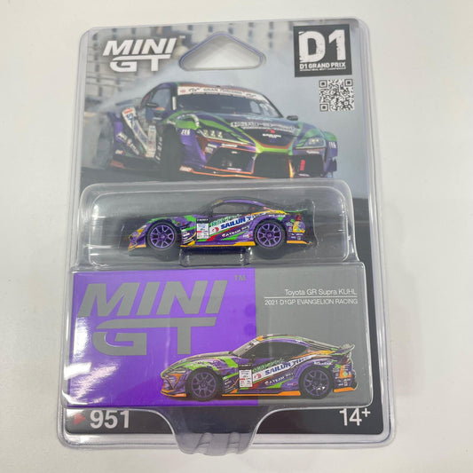 MINI GT 1/64 Toyota GR スープラ KUHL 2021 D1GP EVANGELION RACING【尾張小牧店】