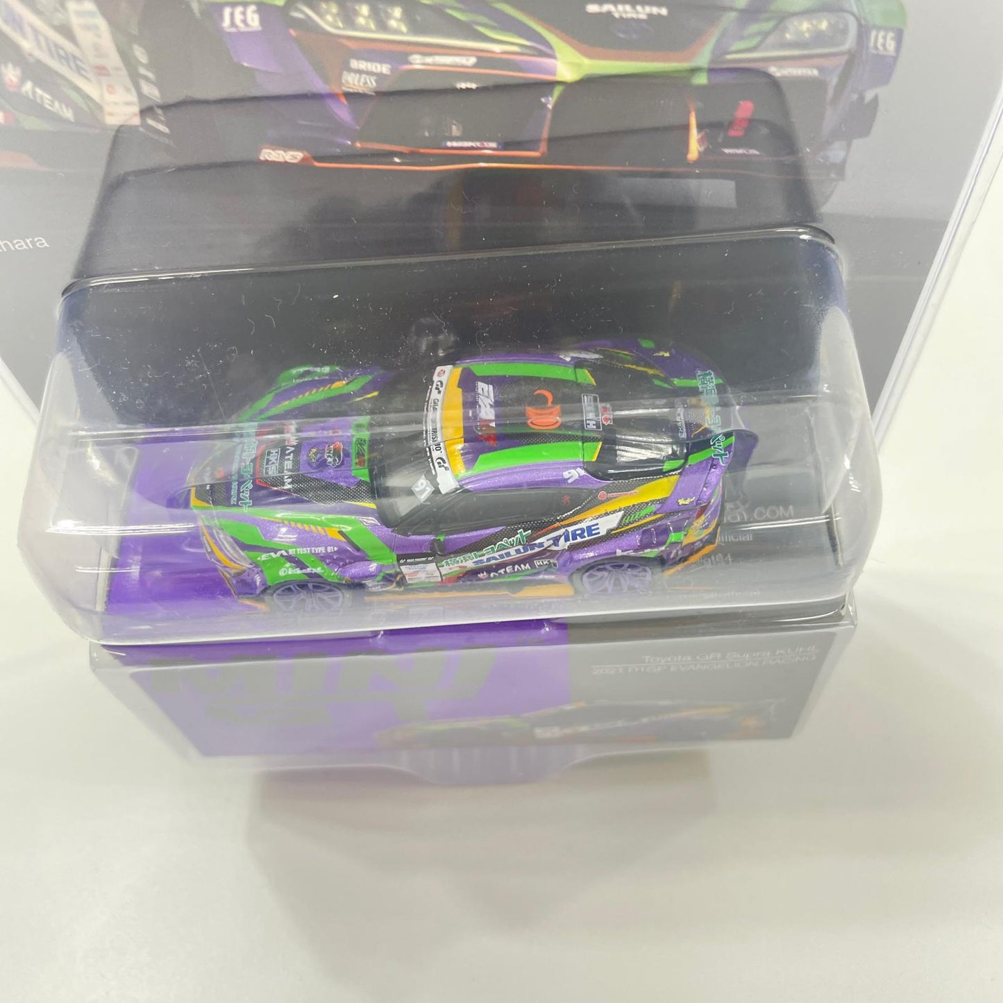 MINI GT 1/64 Toyota GR スープラ KUHL 2021 D1GP EVANGELION RACING【尾張小牧店】