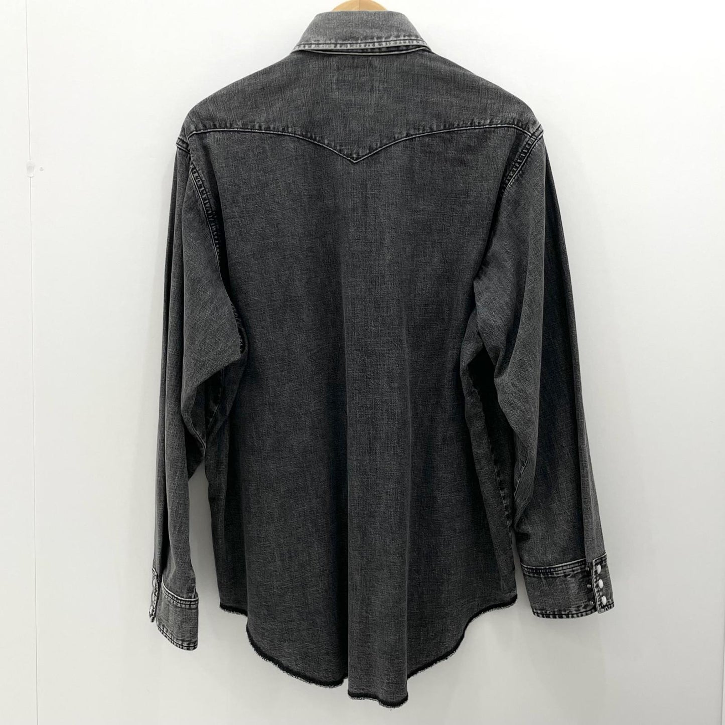 【中古】N.HOOLYWOOD | エヌハリウッド Wrangler SHIRT 長袖シャツ 6261-WR01 グレー サイズ：36【尾張小牧店】
