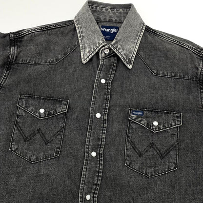 【中古】N.HOOLYWOOD | エヌハリウッド Wrangler SHIRT 長袖シャツ 6261-WR01 グレー サイズ：36【尾張小牧店】