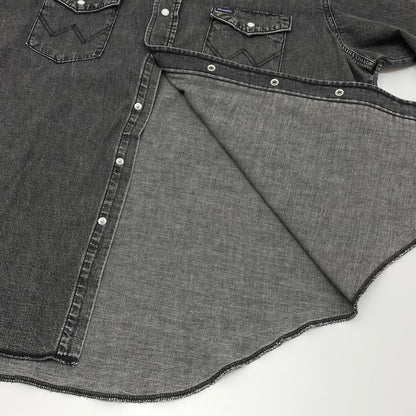 【中古】N.HOOLYWOOD | エヌハリウッド Wrangler SHIRT 長袖シャツ 6261-WR01 グレー サイズ：36【尾張小牧店】