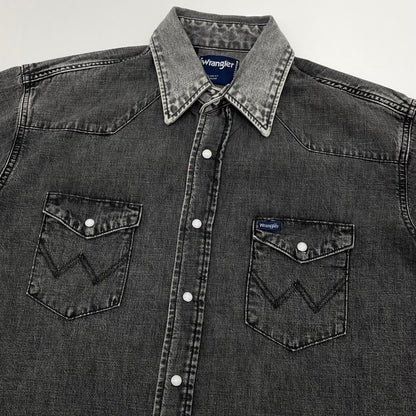 【中古】N.HOOLYWOOD | エヌハリウッド Wrangler SHIRT 長袖シャツ 6261-WR01 グレー サイズ：38【尾張小牧店】