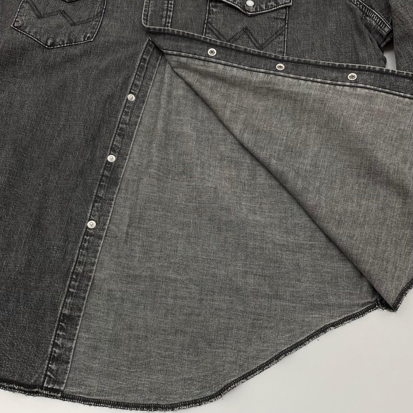 【中古】N.HOOLYWOOD | エヌハリウッド Wrangler SHIRT 長袖シャツ 6261-WR01 グレー サイズ：38【尾張小牧店】