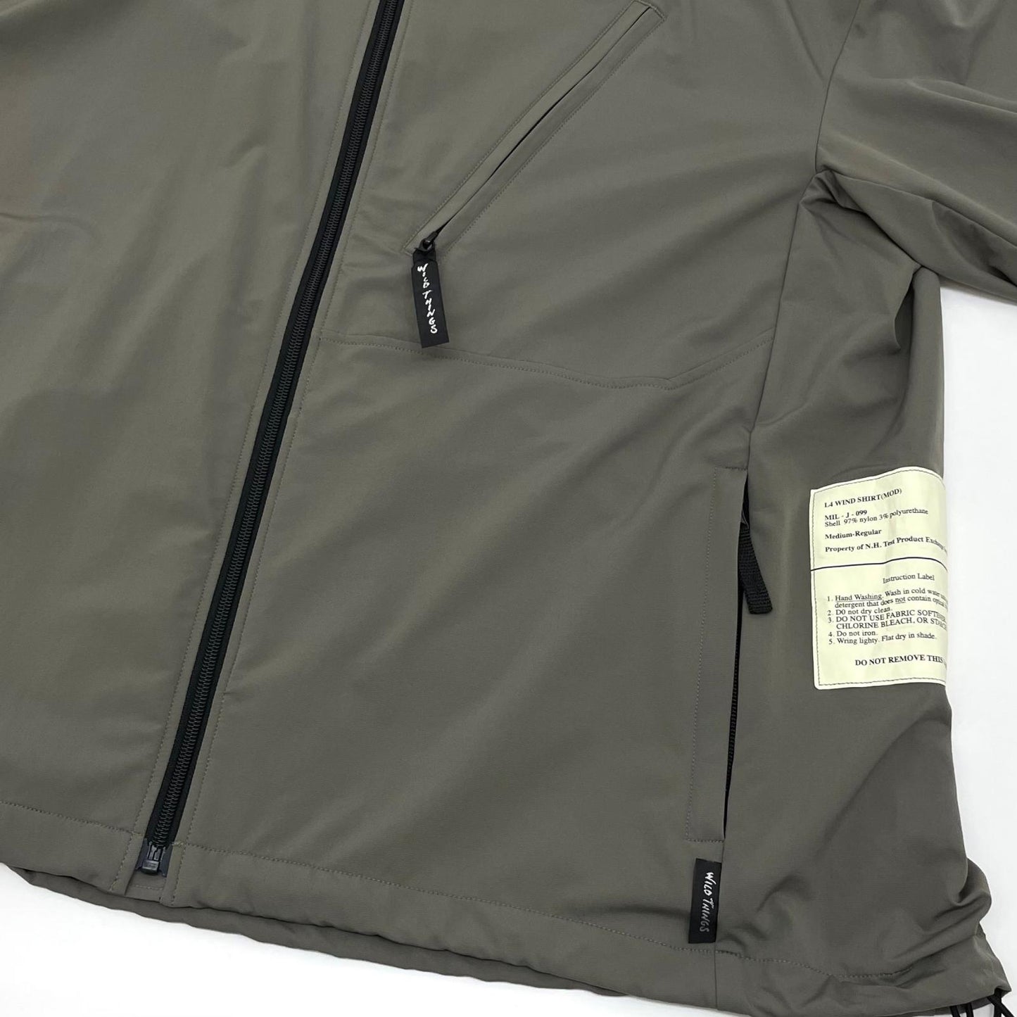 【中古】N.HOOLYWOOD | エヌハリウッド WILD THINGS PACKABLE JACKET ナイロンジャケット 9261-BL07 カーキ サイズ：38【尾張小牧店】