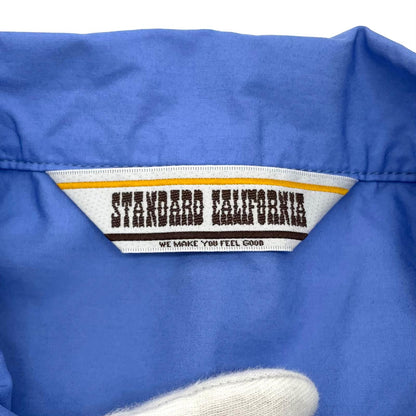 【中古】STANDARD CALIFORNIA | スタンダードカリフォルニア Dress Work Shirt Short Sleeve 半袖シャツ SHOSD220 ブルー サイズ：XL【尾張小牧店】