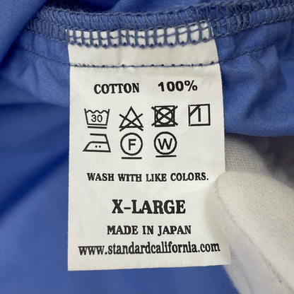 【中古】STANDARD CALIFORNIA | スタンダードカリフォルニア Dress Work Shirt Short Sleeve 半袖シャツ SHOSD220 ブルー サイズ：XL【尾張小牧店】