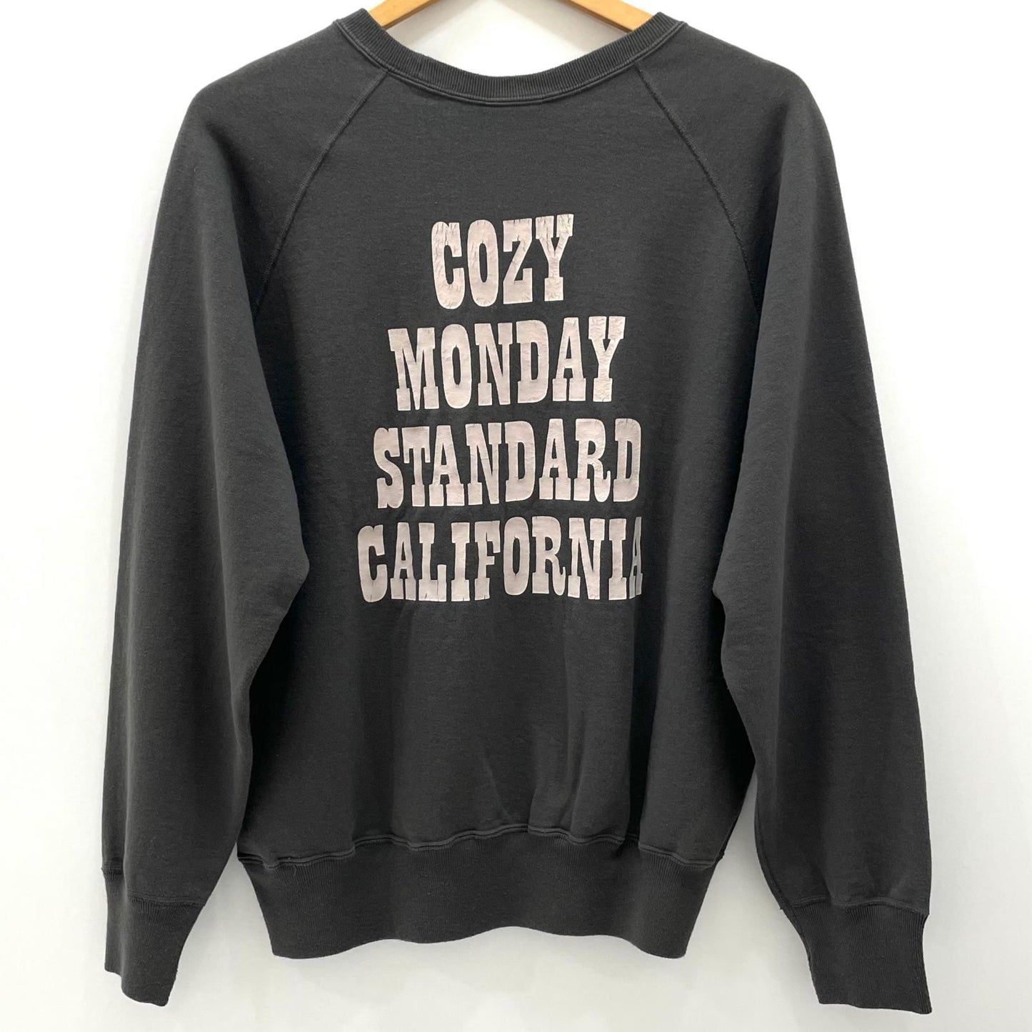 【中古】STANDARD CALIFORNIA | スタンダードカリフォルニア Cozy Monday Crew Sweat 長袖スウェット SWOCA250 グレー サイズ：M【尾張小牧店】