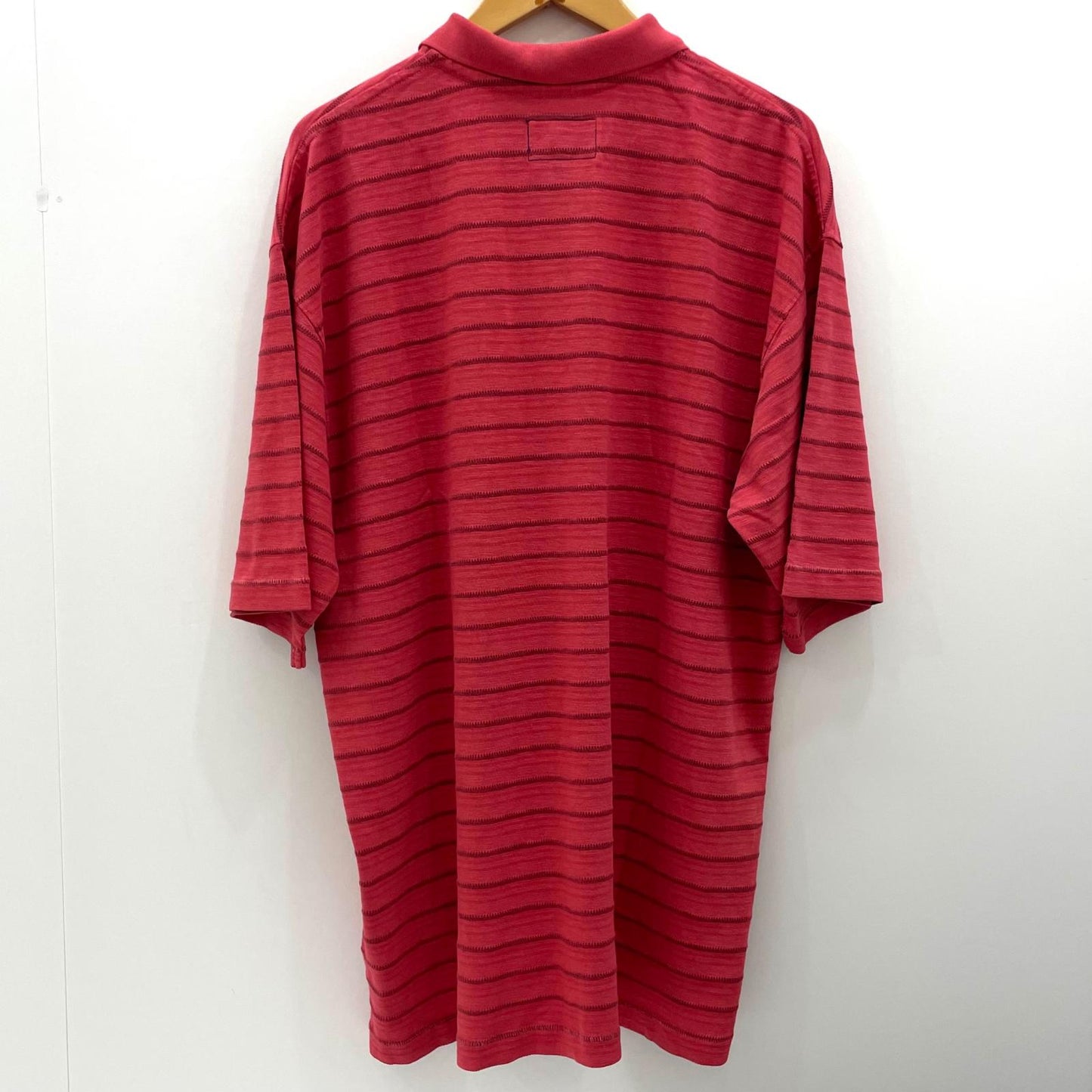 【中古】THE NORTH FACE | ザ・ノースフェイス Garment Dyed Jacquard Field Polo ポロシャツ N26SH040 レッド サイズ：L【尾張小牧店】