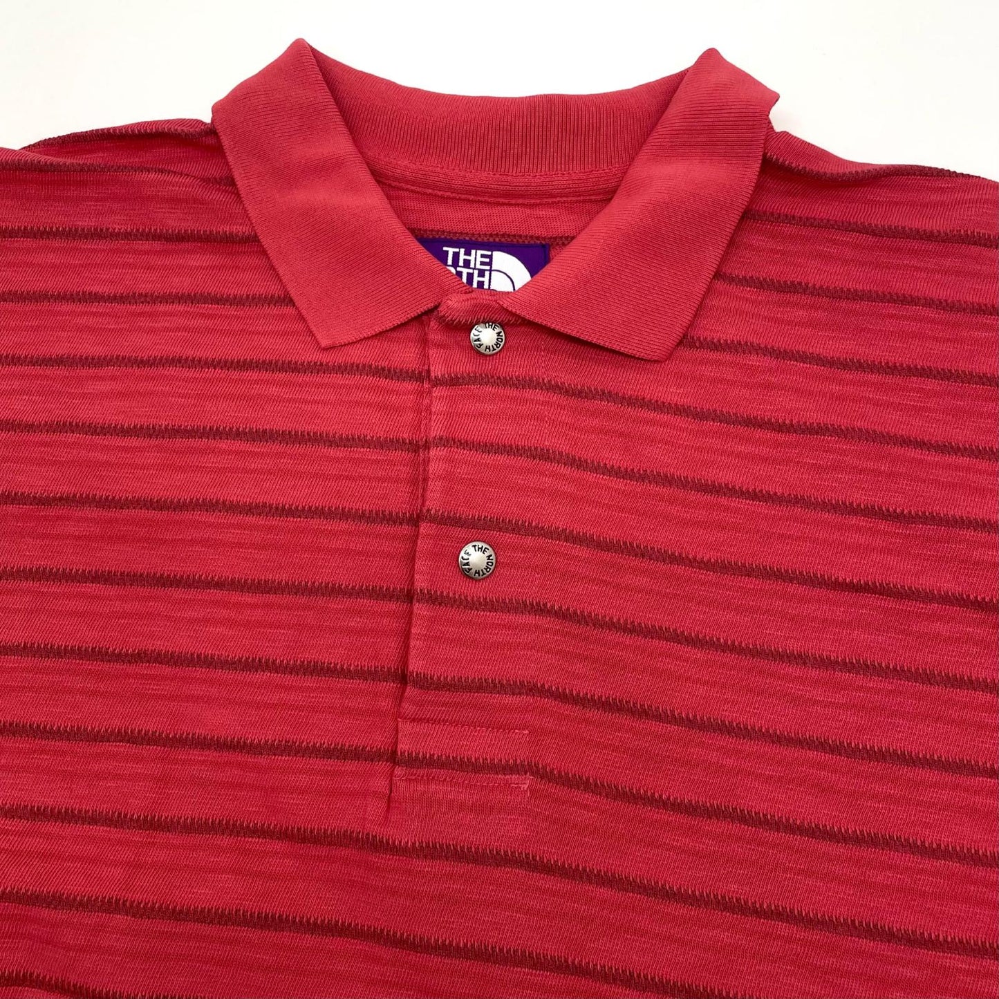 【中古】THE NORTH FACE | ザ・ノースフェイス Garment Dyed Jacquard Field Polo ポロシャツ N26SH040 レッド サイズ：L【尾張小牧店】