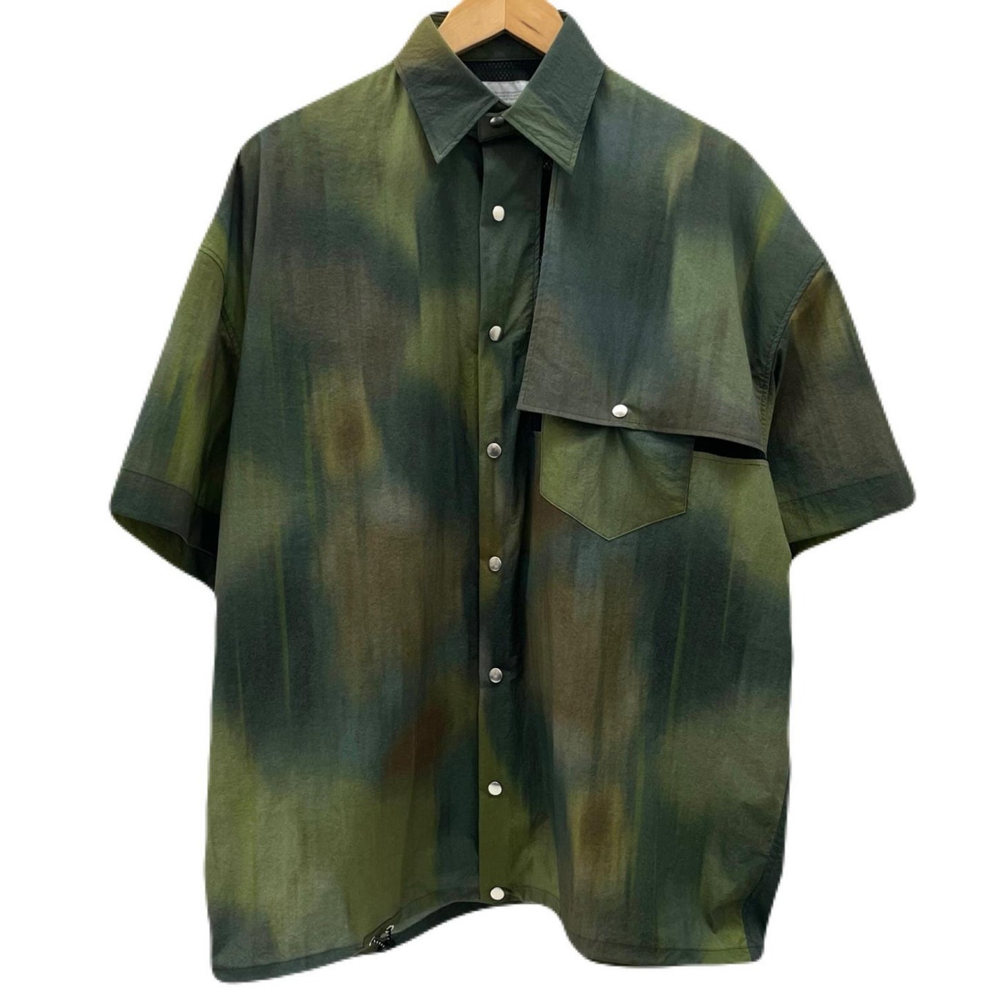 【中古】kolor | カラー 半袖シャツ 26SCM-B01105 グリーン サイズ：2【尾張小牧店】
