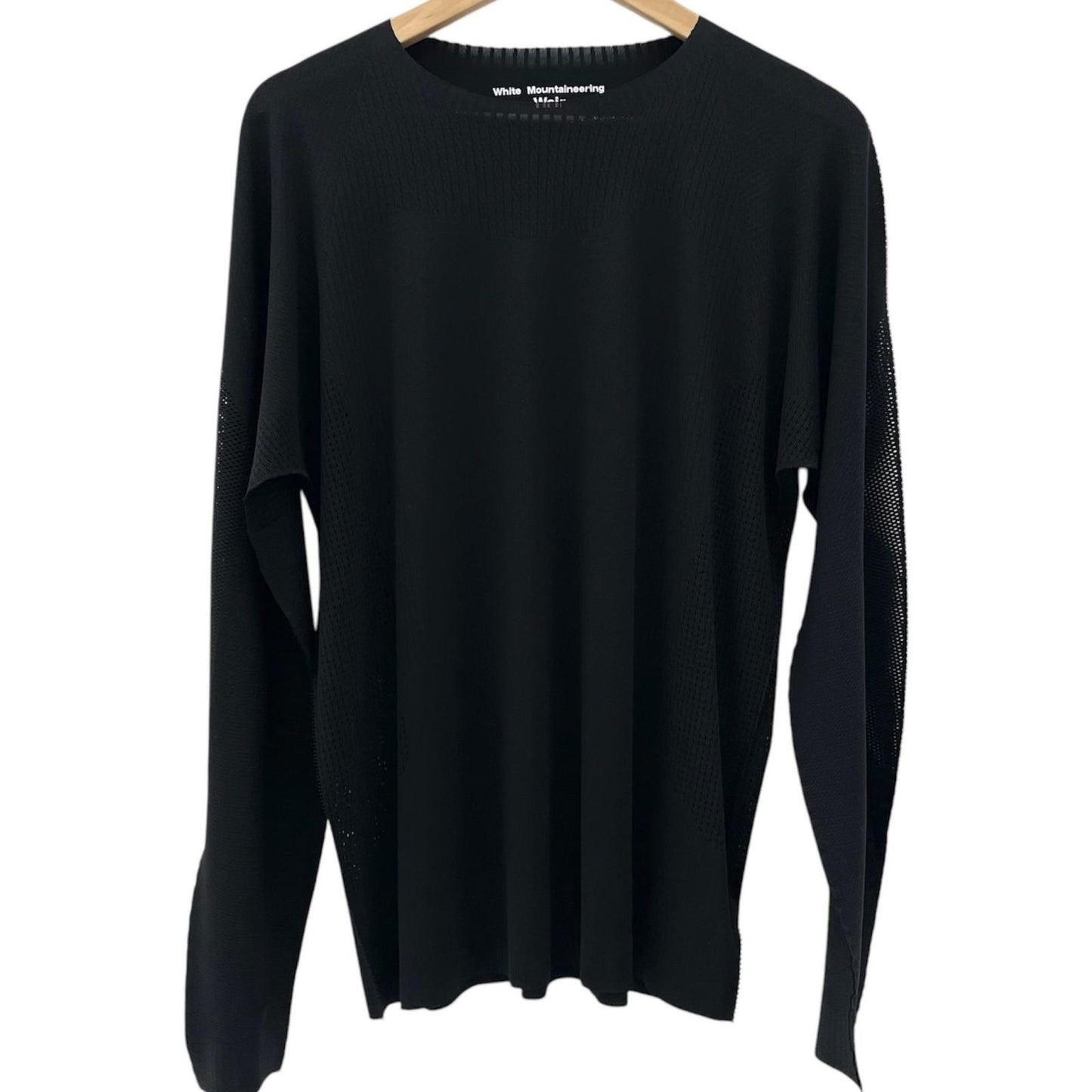 【中古】WHITE MOUNTAINEERING | ホワイトマウンテニアリング Wair LONG SLEEVE PULLOVER 長袖Ｔシャツ WM2671501 ブラック サイズ：1【尾張小牧店】