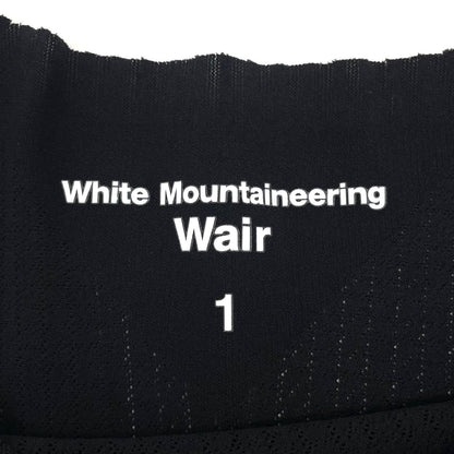 【中古】WHITE MOUNTAINEERING | ホワイトマウンテニアリング Wair LONG SLEEVE PULLOVER 長袖Ｔシャツ WM2671501 ブラック サイズ：1【尾張小牧店】