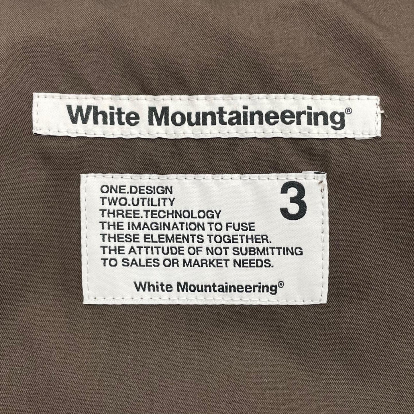 【中古】WHITE MOUNTAINEERING | ホワイトマウンテニアリング Dickies WIDE SHORT PANTS ショートパンツ WM2671409 ブラウン サイズ：3【尾張小牧店】