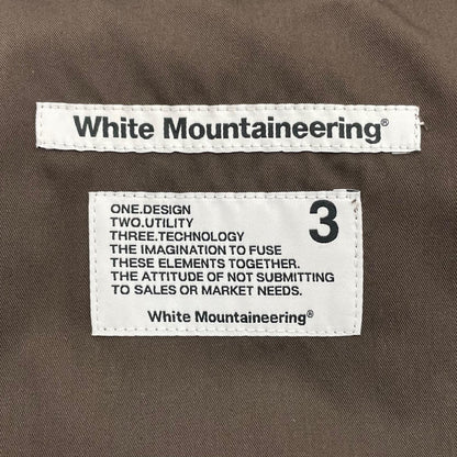 【中古】WHITE MOUNTAINEERING | ホワイトマウンテニアリング Dickies WIDE SHORT PANTS ショートパンツ WM2671409 ブラウン サイズ：3【尾張小牧店】