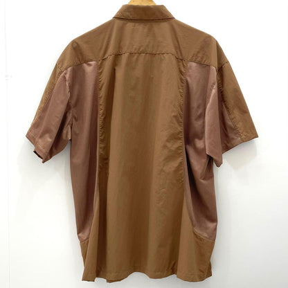 【中古】 TASLAN NYLON S/S SHIRT 半袖シャツ CCC-261W002 ブラウン サイズ：L【尾張小牧店】