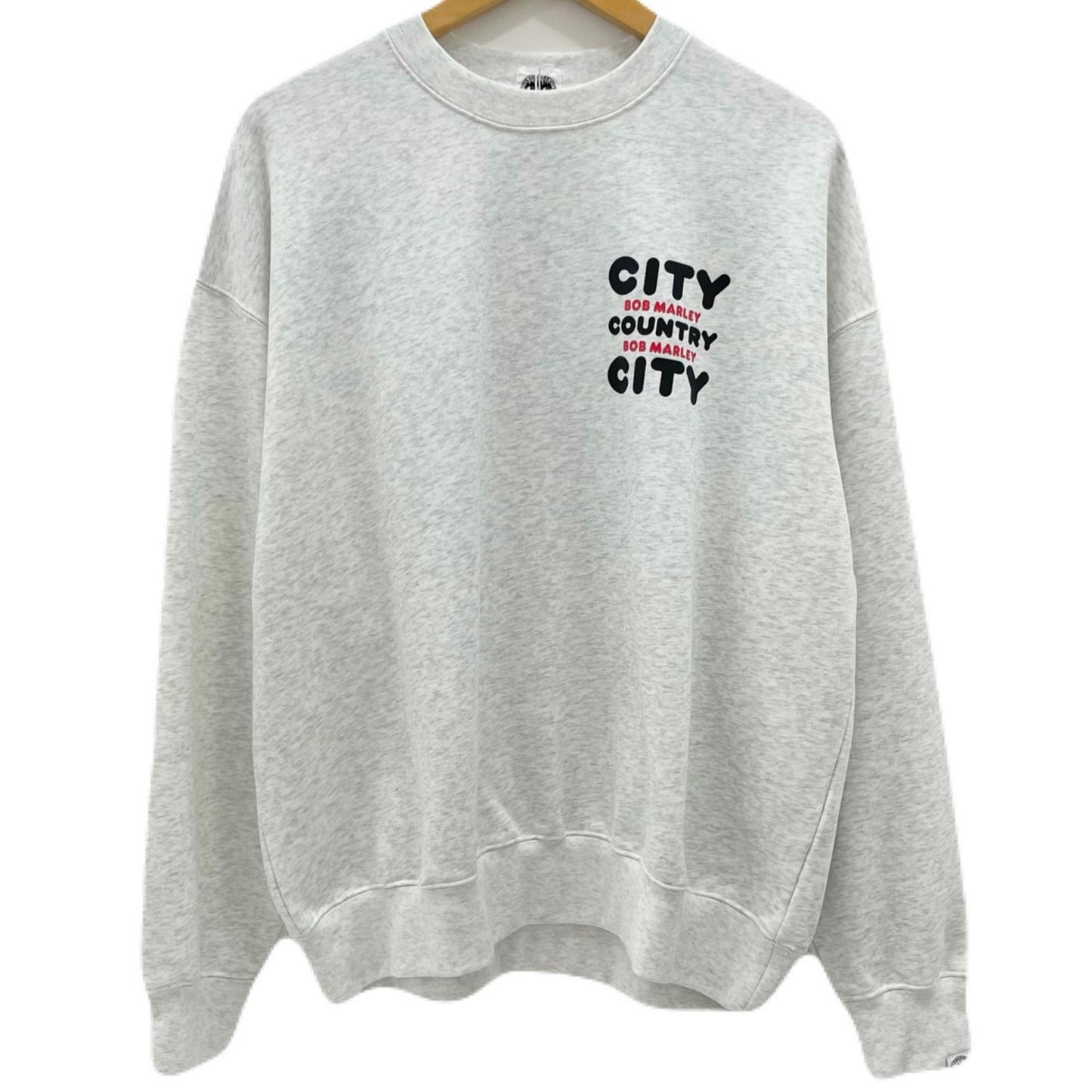 【中古】CITY COUNTRY CITY | シティーカントリーシティー　26SS BOB MARLEY SWEAT SHIRT 長袖スウェット CCC-261C004 グレー サイズ：M【尾張小牧店】